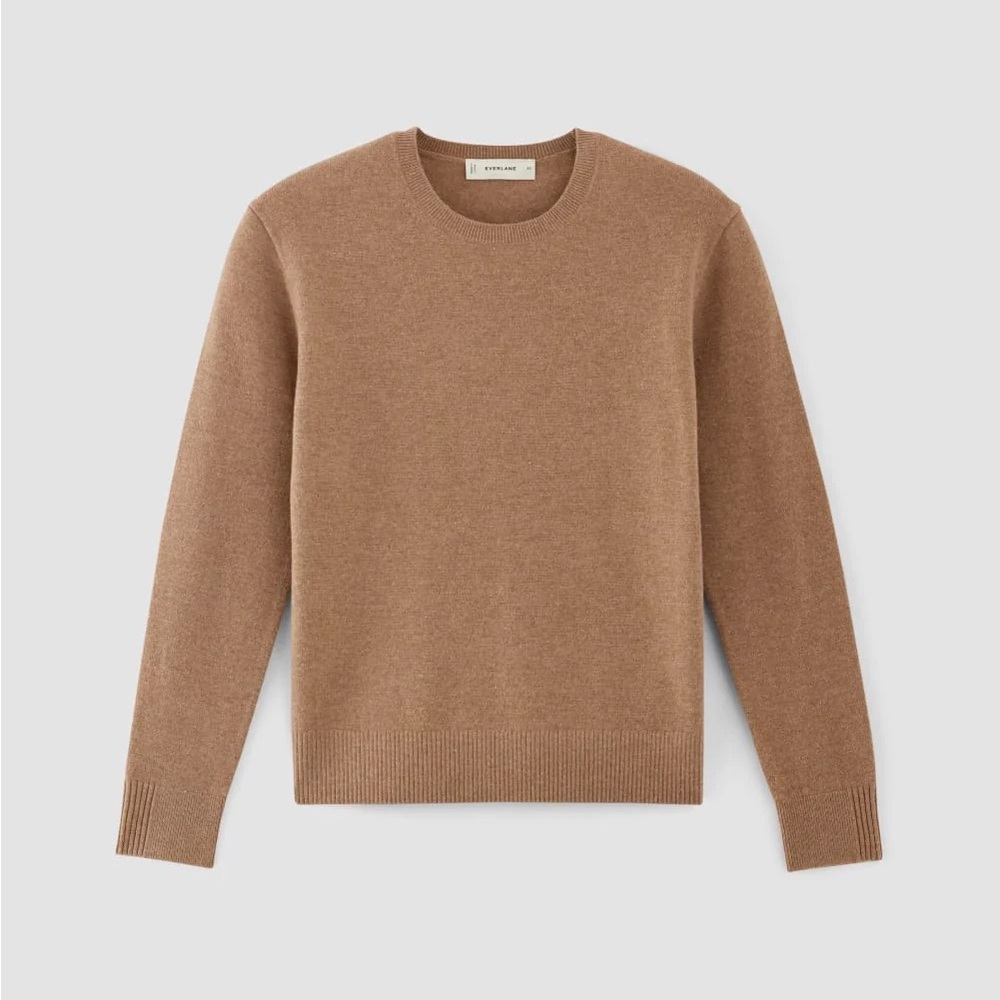 Everlane Tan Crewneck Sweater